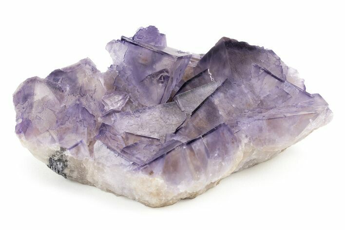 Purple Cubic Fluorite Crystal Cluster - Cave-In-Rock #240779